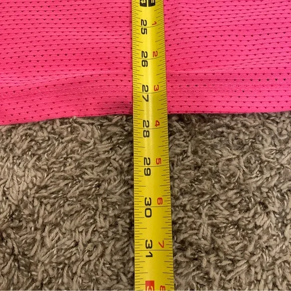 BEBE Sport Hot Pink Mesh Jersey Short Sleeve Hip Hop Street Size 3X Loose Baggy - Picture 10 of 12